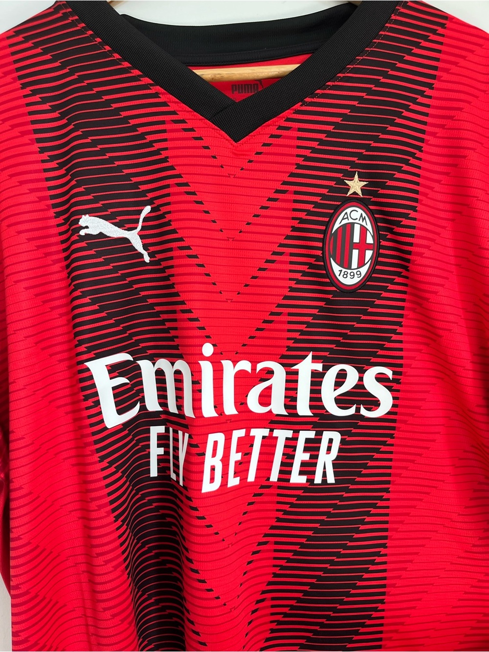 Puma AC Milan 23/24 Home Soccer Jersey/Shirt Size XXL